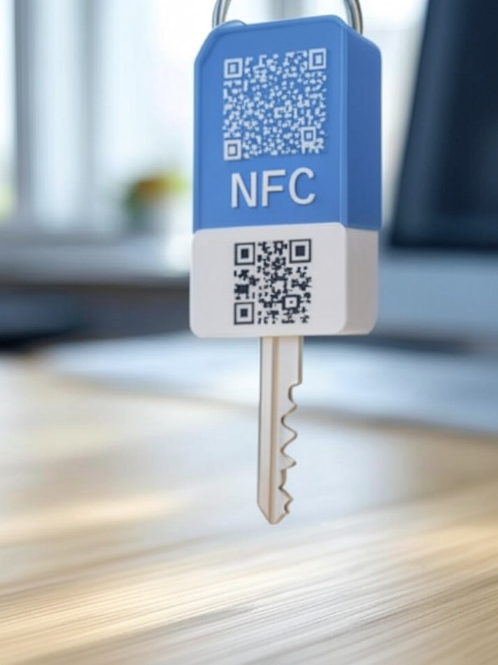 Breloc NFC + QR: Review-uri Google în 1 Click!