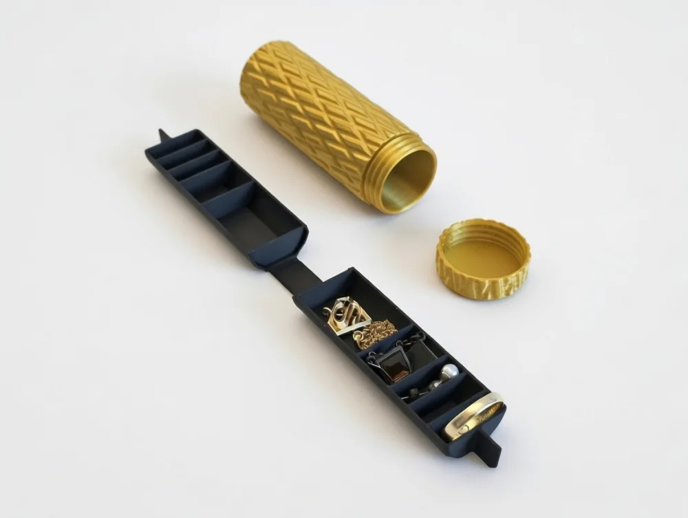 Cilindru Bijuterii On-the-Go Compact & Sigur